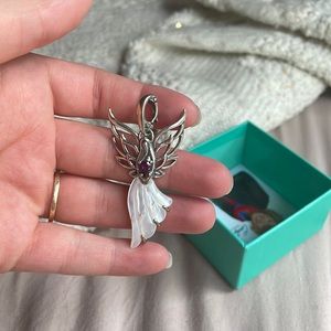 Sterling silver Angel pendant